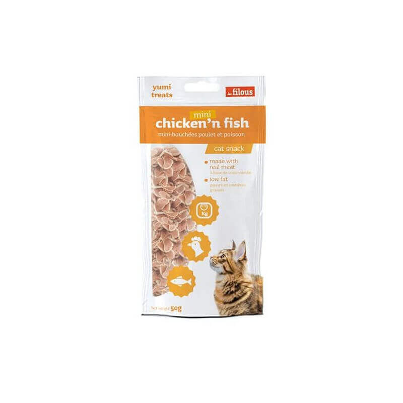 Friandises Mini Chicken'N'Fish 50g
