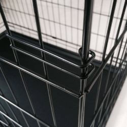 Cage de transport métal pliante pour chien Taille L