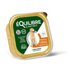 Pâtée riche en volaille pour chien âgé 300g