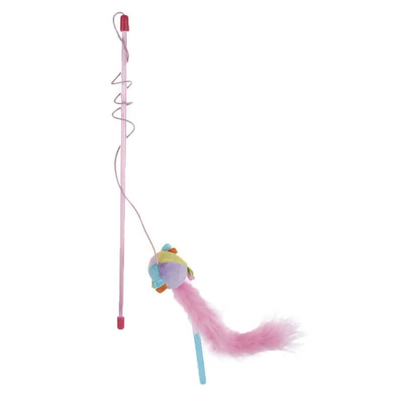Canne à pêche avec balle peluche