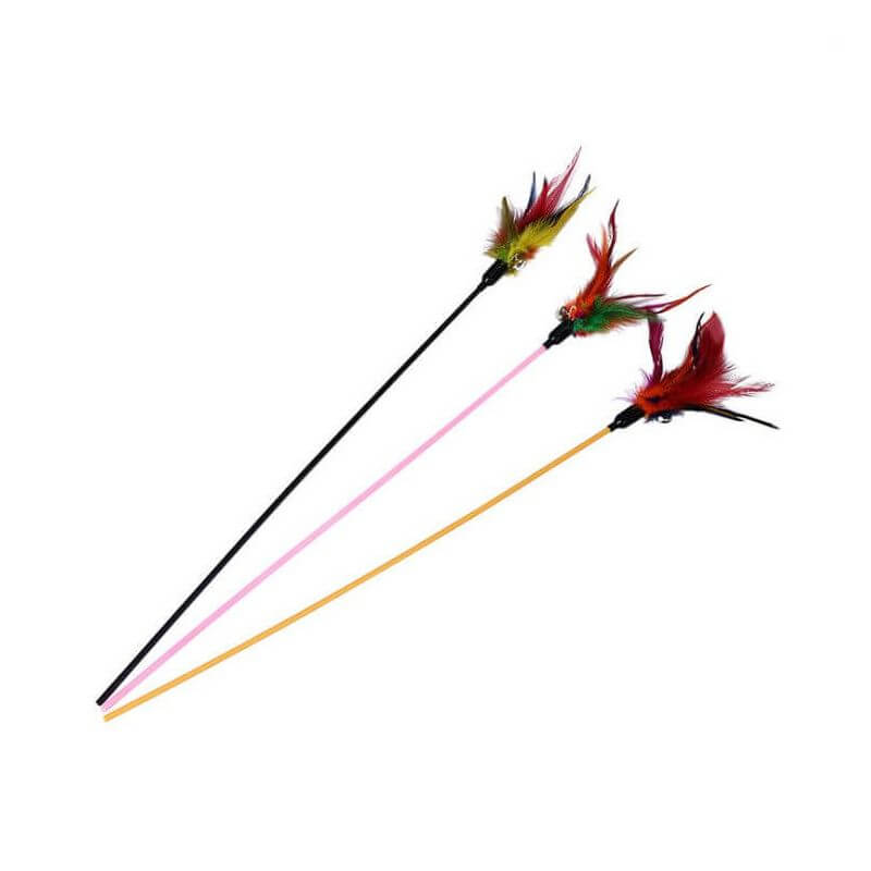 Canne à pêche plumes et grelot
