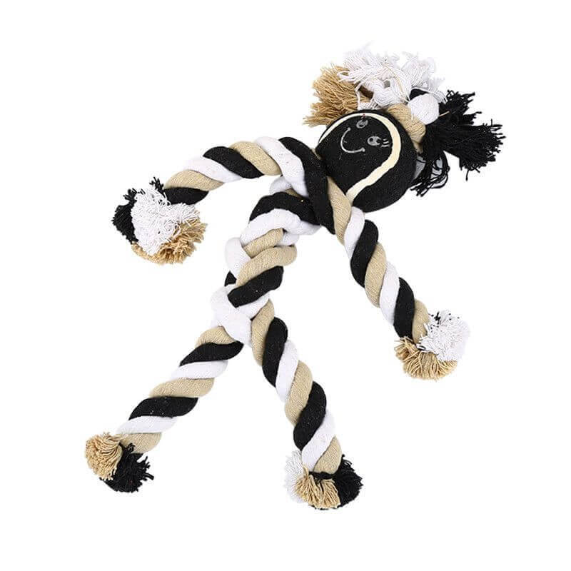 Jouet corde avec balle 35cm