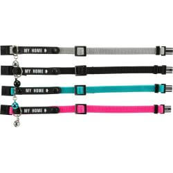 Collier chat My Home avec porte adresse