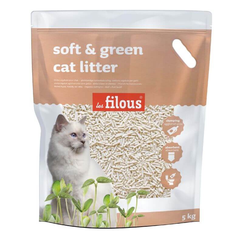 Litière végétale Soft and Green 5Kg nature Litière végétale Soft and Green 5Kg nature