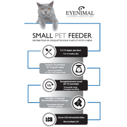 Distributeur de croquettes programmable Small Pet Feeder