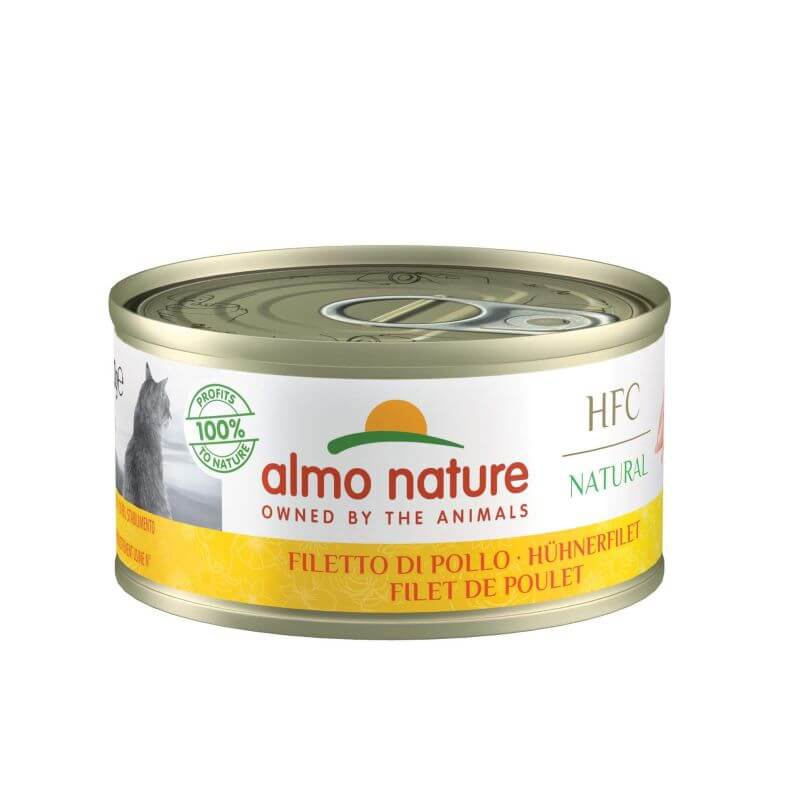 Almo Nature Hfc Natural Filet De Poulet Boîte 70 Gr
