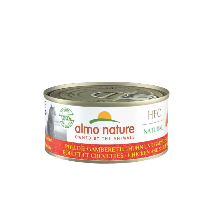 Almo Nature Hfc Natural Poulet Et Crevettes Boîte 150 Gr Almo Nature Hfc Natural Poulet Et Crevettes Boîte 150 Gr