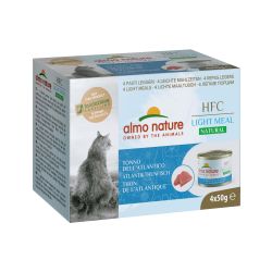Almo Nature Hfc Chat - Light Meal Thon De L'Atlantique Pack 4 X 50 Gr