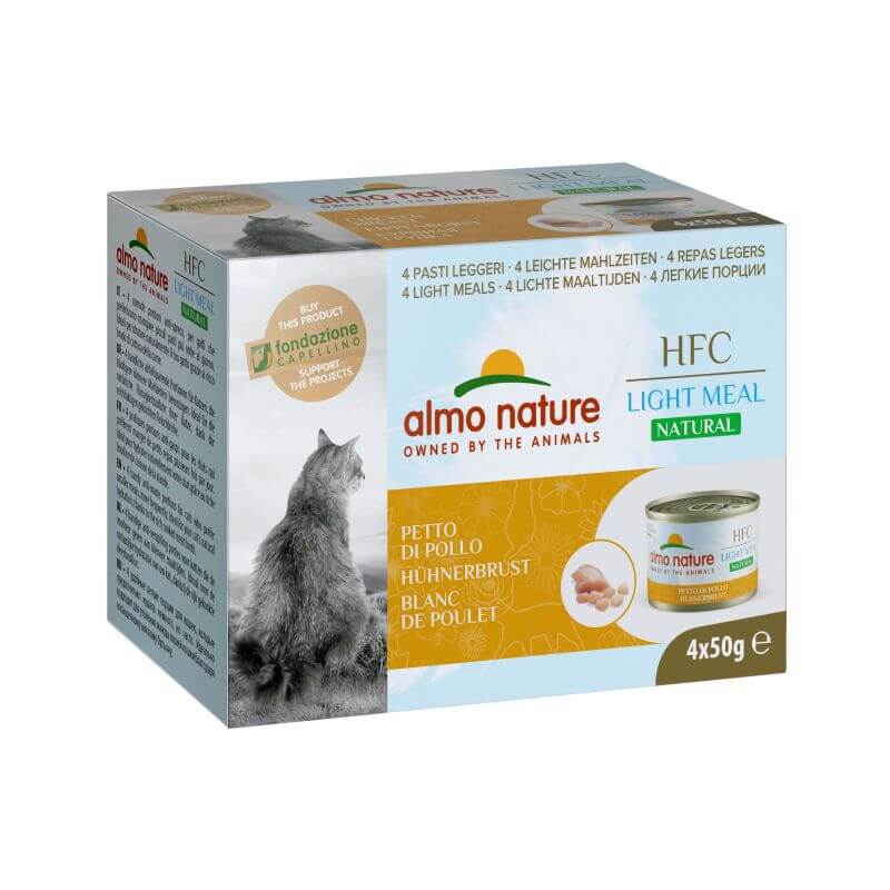 Almo Nature Hfc Chat - Light Meal Blanc De Poulet Pack 4 X 50 Gr Almo Nature Hfc Chat - Light Meal Blanc De Poulet Pack 4 X 50 Gr