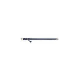 Collier pour chiens en cuir de veau avec gland - bleu - 15x370mm