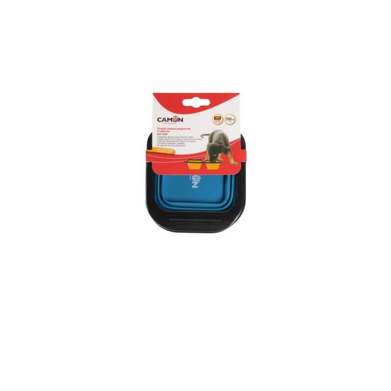 Gamelle carrée double en silicone - taille S - 2x350ml