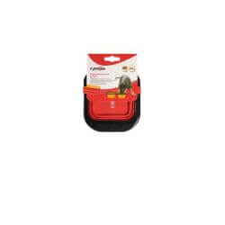Gamelle carrée double en silicone - taille S - 2x350ml