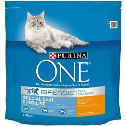 Purina One Bifensis Adulte Stérilisé Poulet 1,5KG