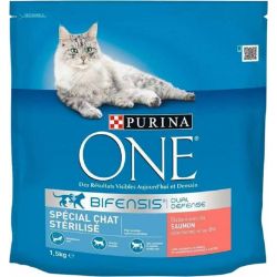 Purina One Bifensis Adulte Stérilisé Saumon 1,5KG