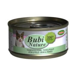 Bubi Nature chat thon et poulet 70g