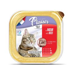Terrine au boeuf pour chat adulte 100g