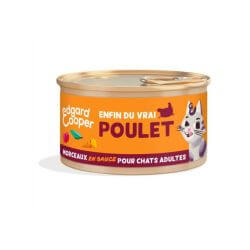 Boite chat Poulet 85g Edgar Cooper