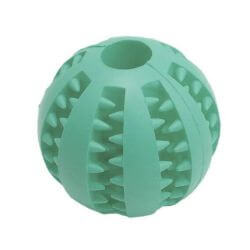 JOUET BALLE CAOUTCHOUC MENTHE 7 cm